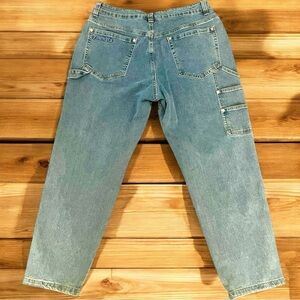 YoungLA 611 Light Blue Relaxed Utility Jeans Men size 32R